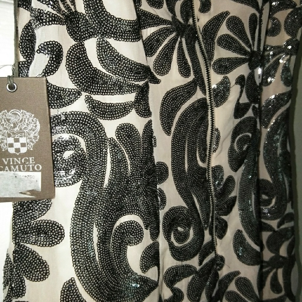 Vince Camuto sequin cocktail dress.
